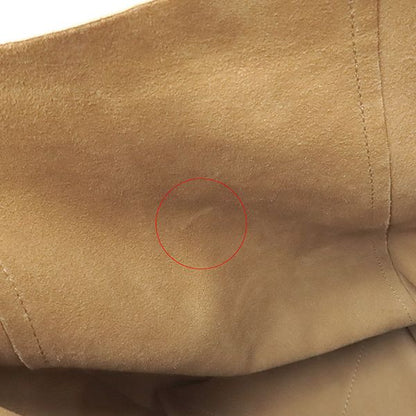 Celine Tote Bag Horizontal Cabas Leather Light Brown Gold Hardware Light Brown