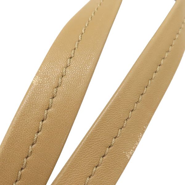 Celine Tote Bag Horizontal Cabas Leather Light Brown Gold Hardware Light Brown