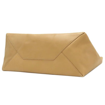 Celine Tote Bag Horizontal Cabas Leather Light Brown Gold Hardware Light Brown