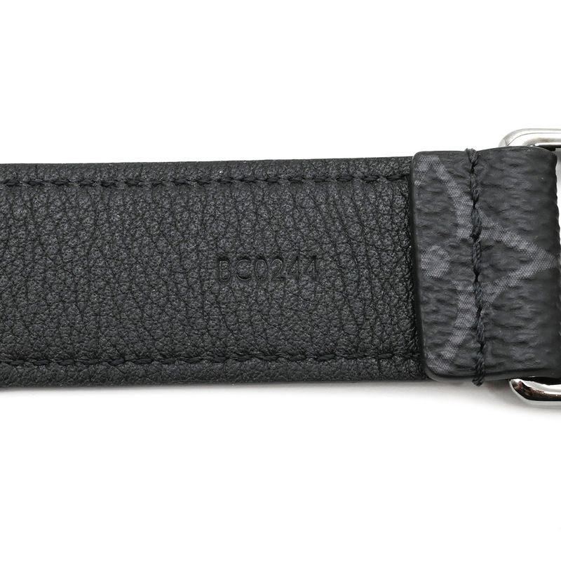 Louis Vuitton Bracelet Hockenheim Leather Monogram Eclipse Canvas Monogram