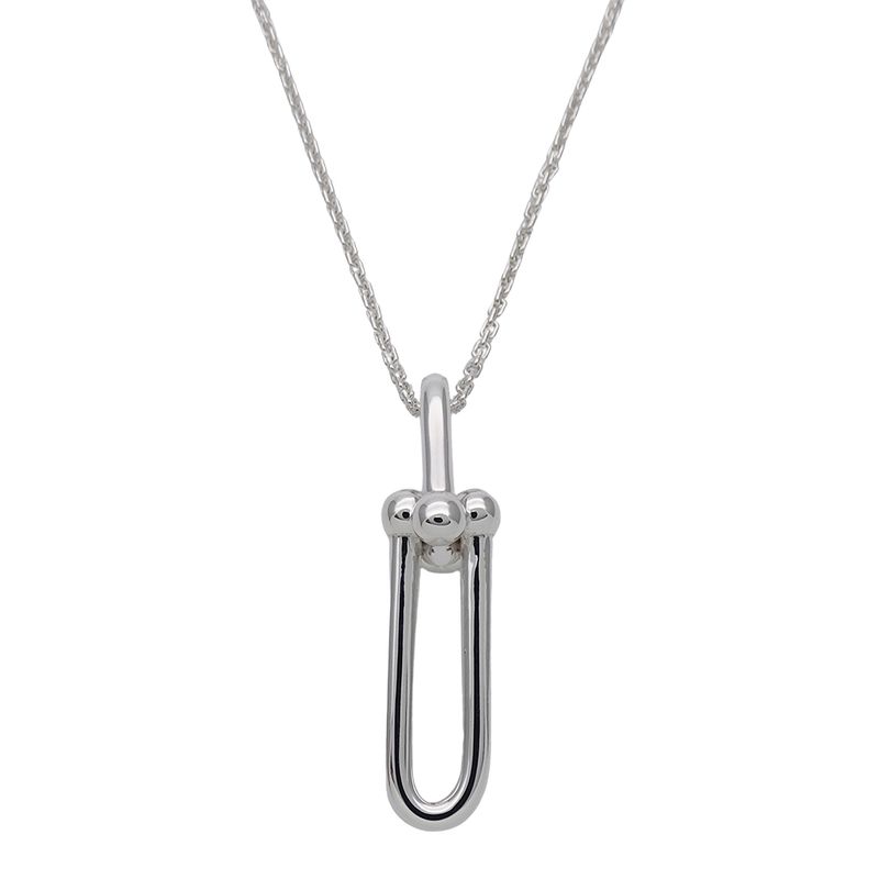 Tiffany & Co Tiffany & Co Necklace Ladies Men's Brand Sv925 Hardware Slender