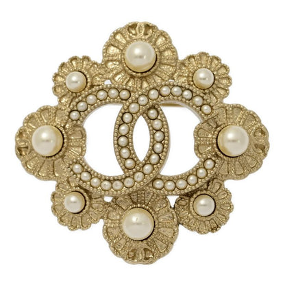 Chanel Coco Mark Costume Jewelry Brooch / Alloy / Plating - 26.4g / Gold / Next