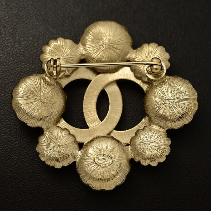 Chanel Coco Mark Costume Jewelry Brooch / Alloy / Plating - 26.4g / Gold / Next