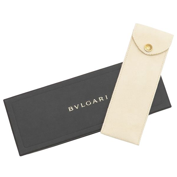 Bvlgari Bvlgari Ballpoint Pen B-Zero Metal Celluloid Silver Marble Black Ink