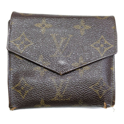 Louis Vuitton Monogram Leather Mini Wallet Bifold Wallet / Brown / Next-day