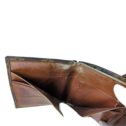 Louis Vuitton Monogram Leather Mini Wallet Bifold Wallet / Brown / Next-day