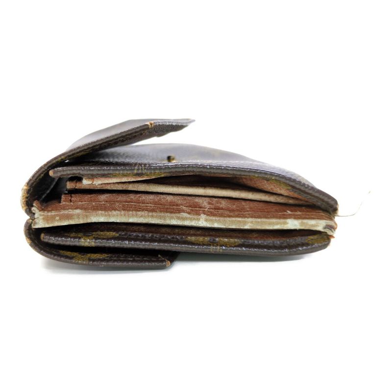 Louis Vuitton Monogram Leather Mini Wallet Bifold Wallet / Brown / Next-day