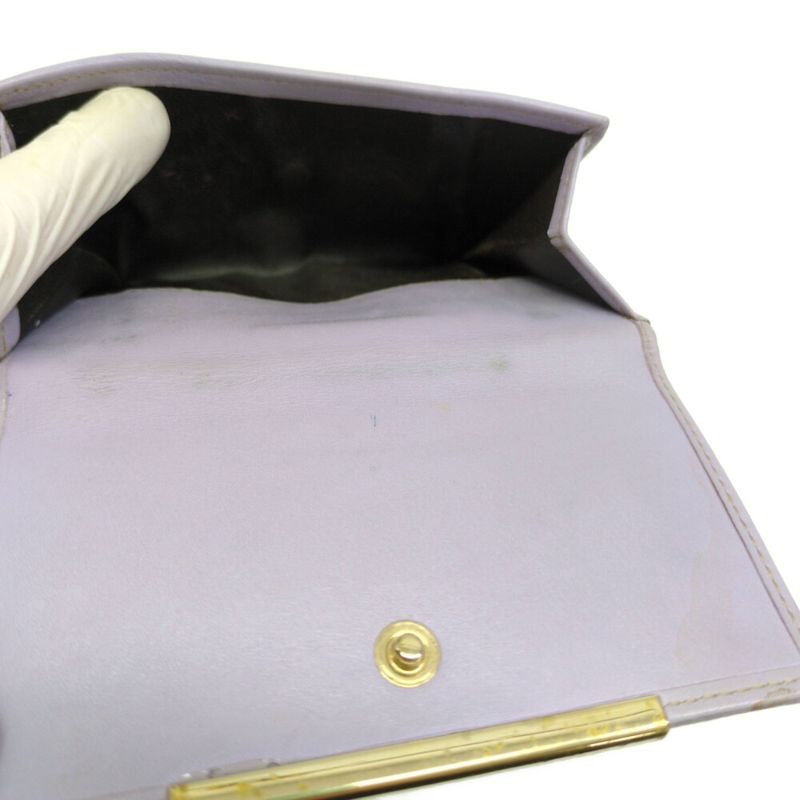 Gucci GG Logo Canvas Leather Bifold Wallet / 112664.0959 / Beige X Purple /