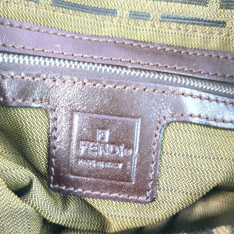 Fendi Zucca Mamma Baguette Shoulder Bag / Brown / Next-day Delivery Possible [