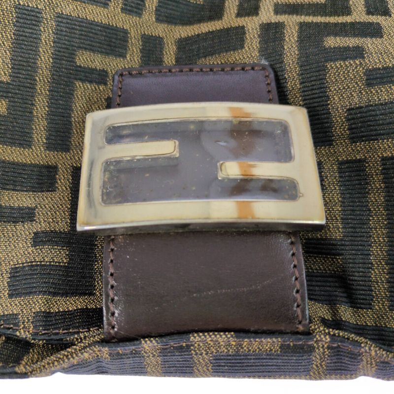 Fendi Zucca Mamma Baguette Shoulder Bag / Brown / Next-day Delivery Possible [
