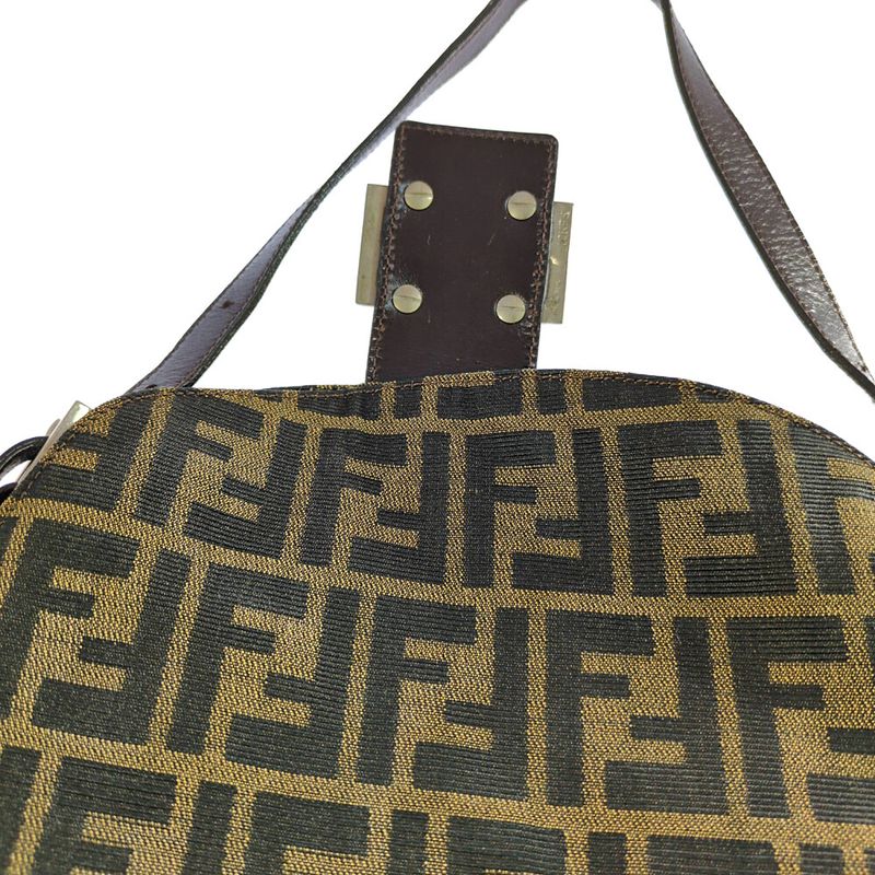 Fendi Zucca Mamma Baguette Shoulder Bag / Brown / Next-day Delivery Possible [