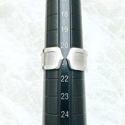 Cartier C2 Wide White Gold  Ring 61 A