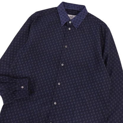 Hermes Shirt Long Sleeves Long Sleeves Serie Buttons All Over