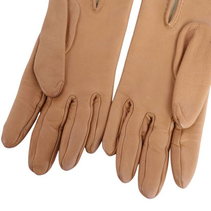 Hermes Gloves Lamb Leather H Logo Women's France