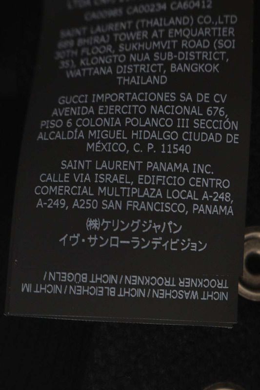 Saint Laurent Paris Teddy 354718 Y180w Leather Trim Stajan Blouson Men's 44