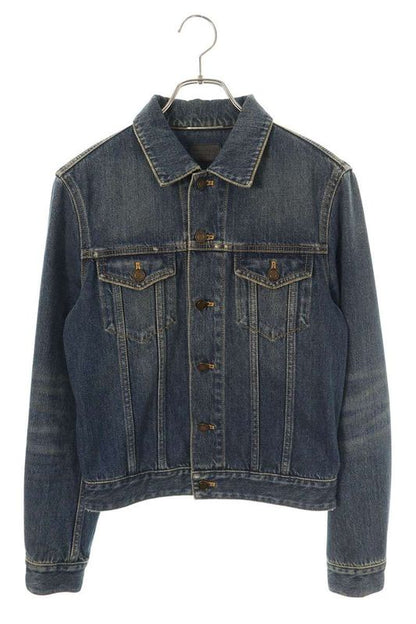Saint Laurent Paris 597085 Yys07 Vintage Denim Jacket Men's XS