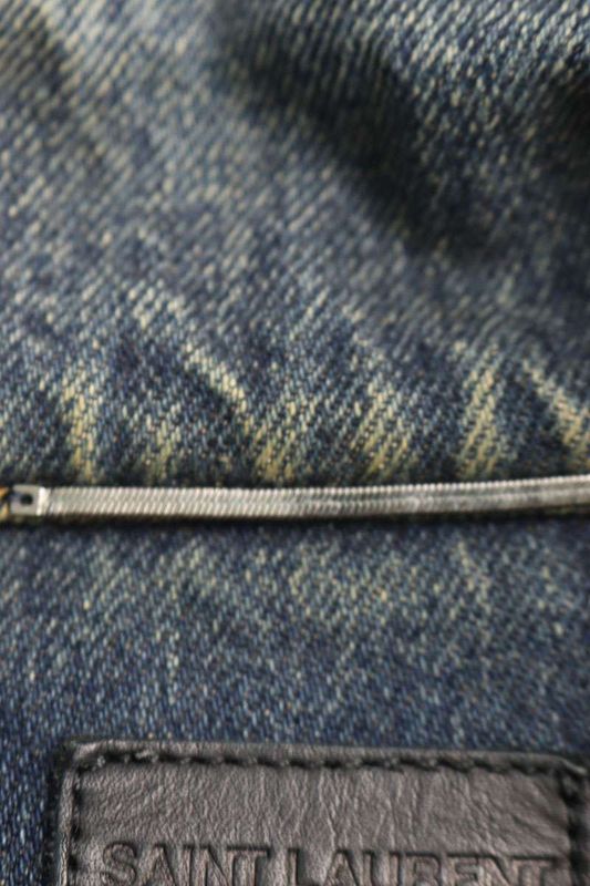 Saint Laurent Paris 597085 Yys07 Vintage Denim Jacket Men's XS