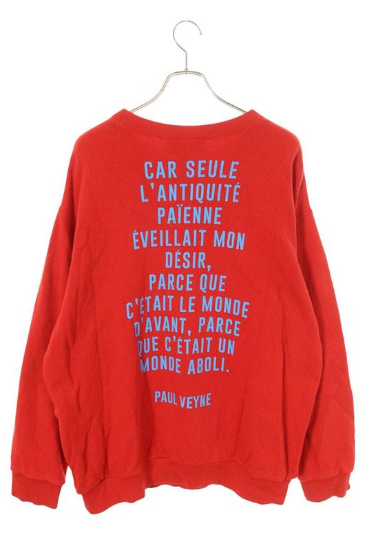 Gucci 623245 Xjen8 Message Wappen Sweatshirt Men's XL