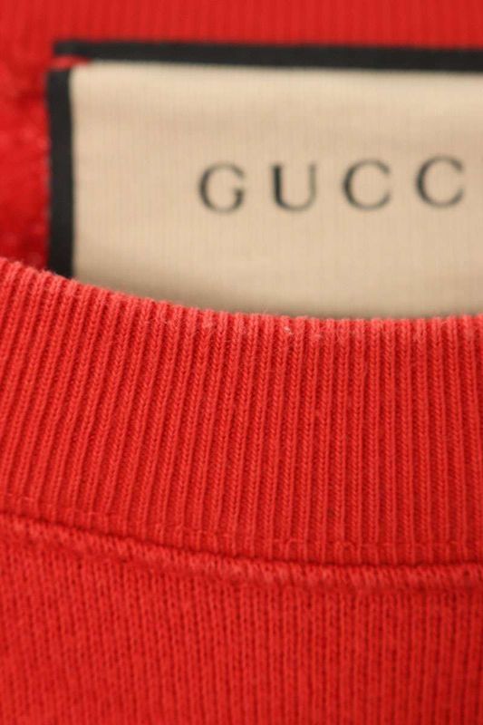 Gucci 623245 Xjen8 Message Wappen Sweatshirt Men's XL