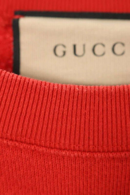 Gucci 623245 Xjen8 Message Wappen Sweatshirt Men's XL