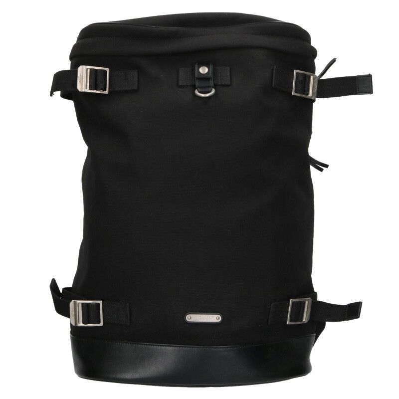 Saint Laurent Paris 481005 Livington Belt Design Canvas Backpack Men's