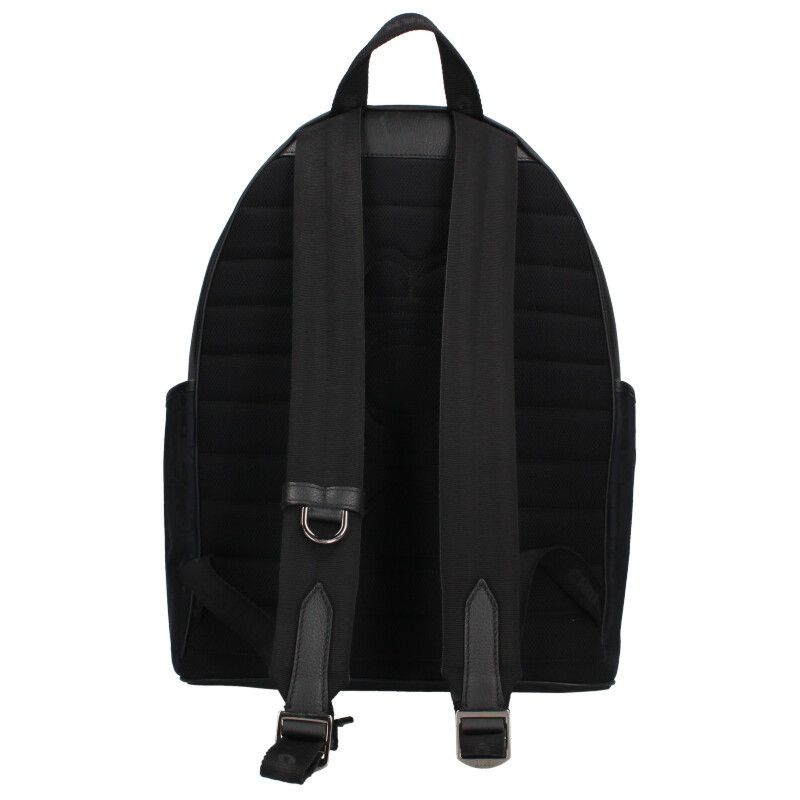 Dior 1voba031yih Leather Cutout Oblique Nylon Backpack Men's