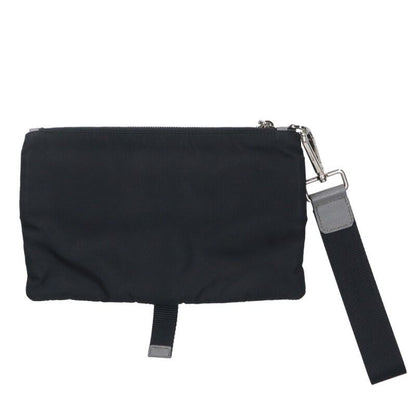 Prada 2nh011 Triangle Plate Nylon Clutch Bag For Men