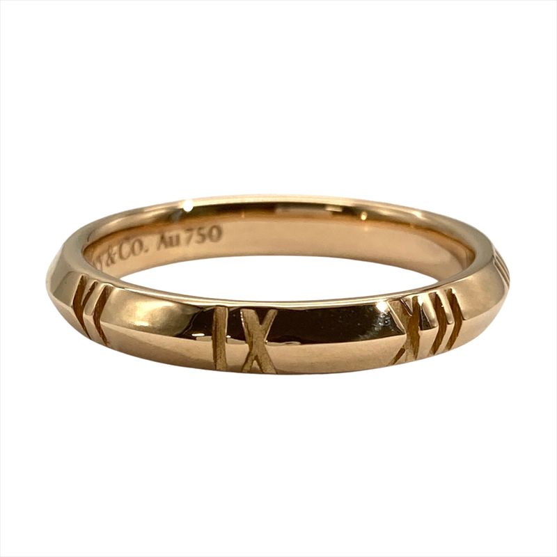 Tiffany & Co Tiffany & Co Atlas X Closed Narrow Ring Ring Approx 11 18K Pink