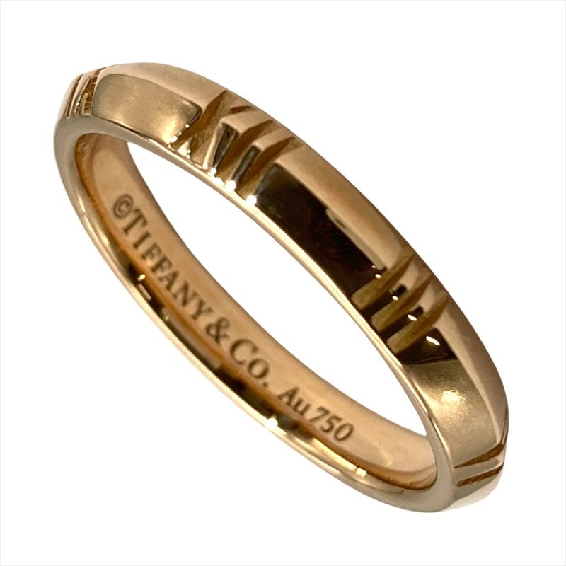 Tiffany & Co Tiffany & Co Atlas X Closed Narrow Ring Ring Approx 11 18K Pink