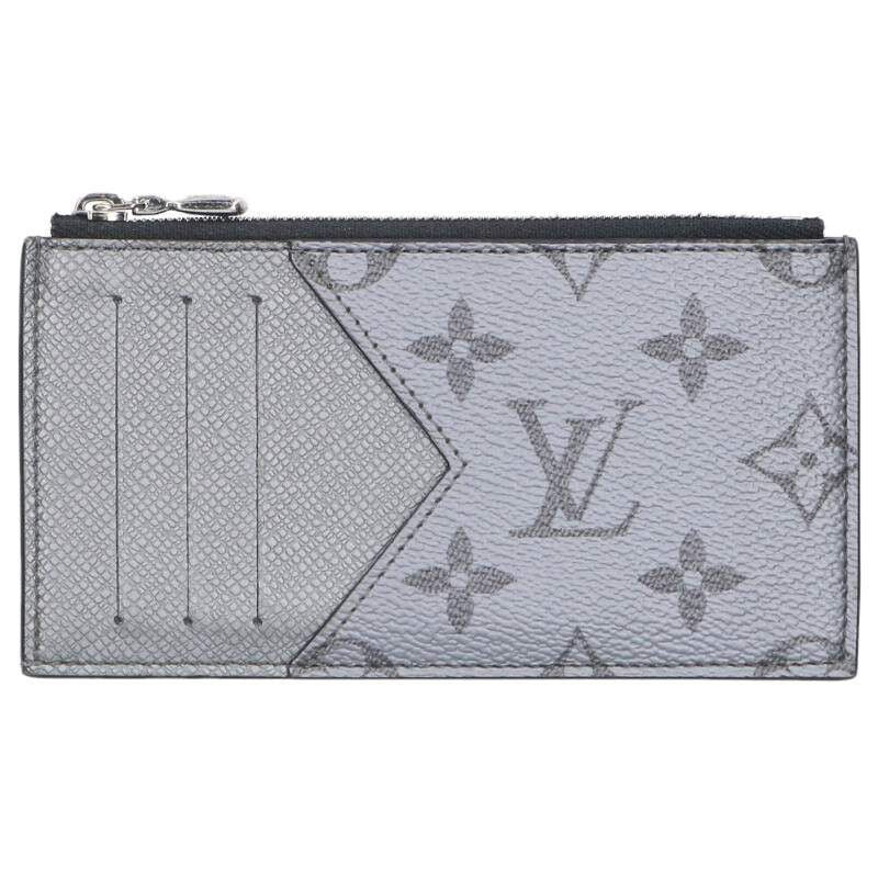 Louis Vuitton M30839 Coin Card Holder Taiga Llama Monogram Card Coin Case Men's