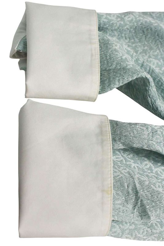 Chanel P71652v63138 Coco Mark Allover Pattern Silk Long Sleeved Shirt Women's 40