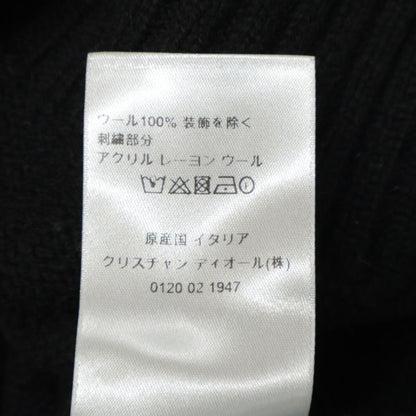 DIOR Black 213m640at298 Atelier Embroidery Knit M