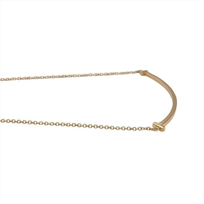 Tiffany & Co Tiffany & Co T-smile Small Necklace 18K Pink Gold 2.8g Pink Gold