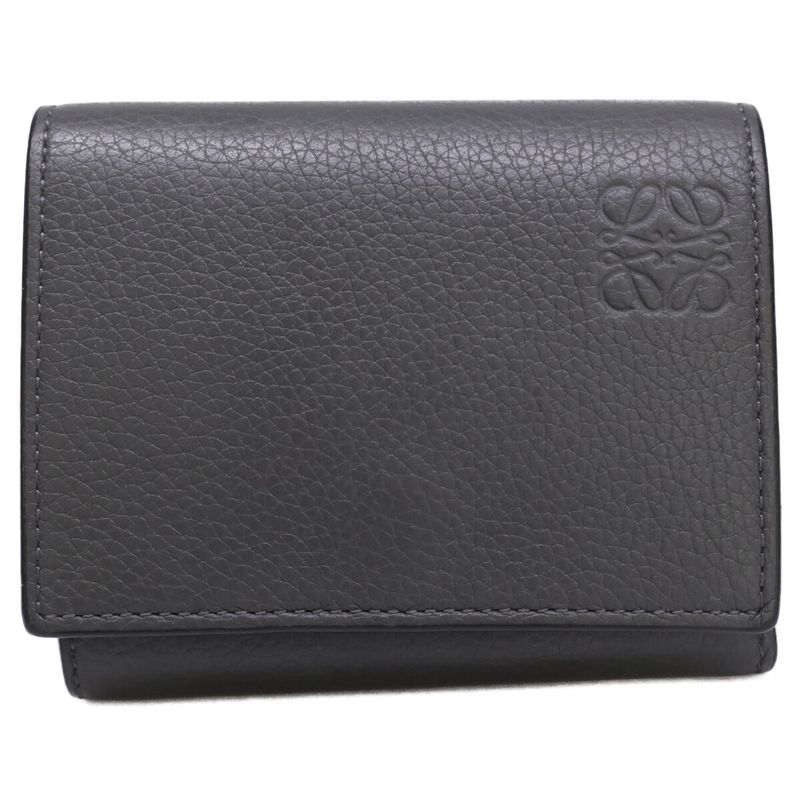 Loewe Trifold Wallet In Soft Grain Calf