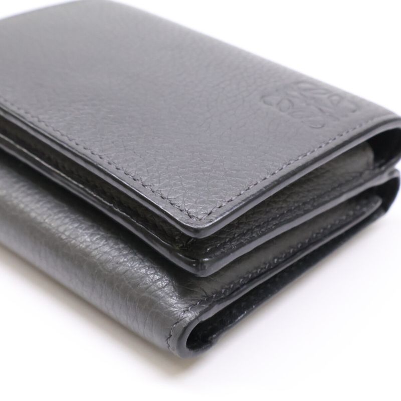 Loewe Trifold Wallet In Soft Grain Calf