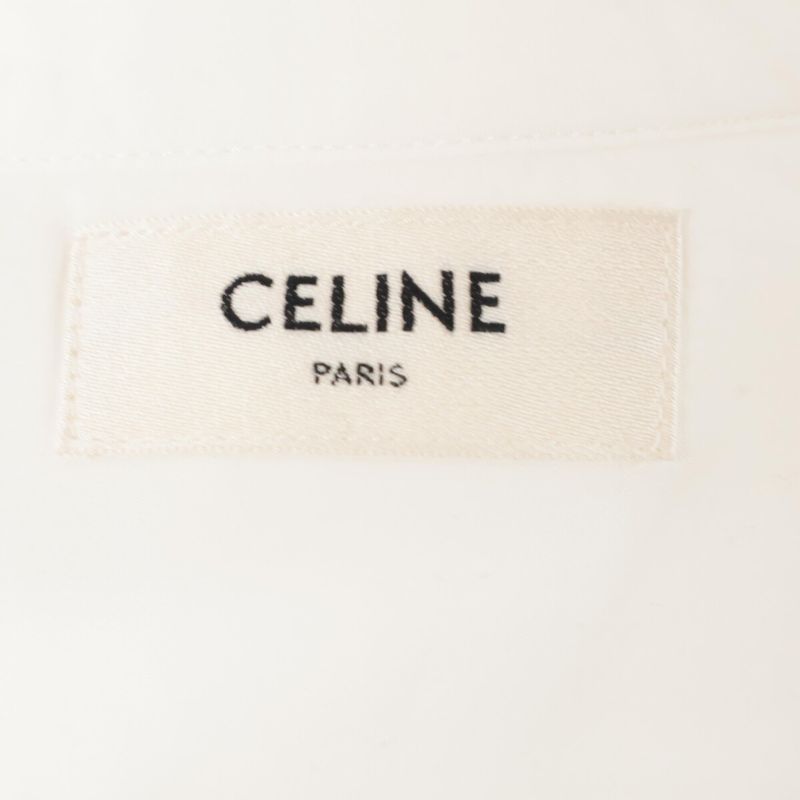 Celine 2c46b091f White Cotton Tomboy Shirt 36