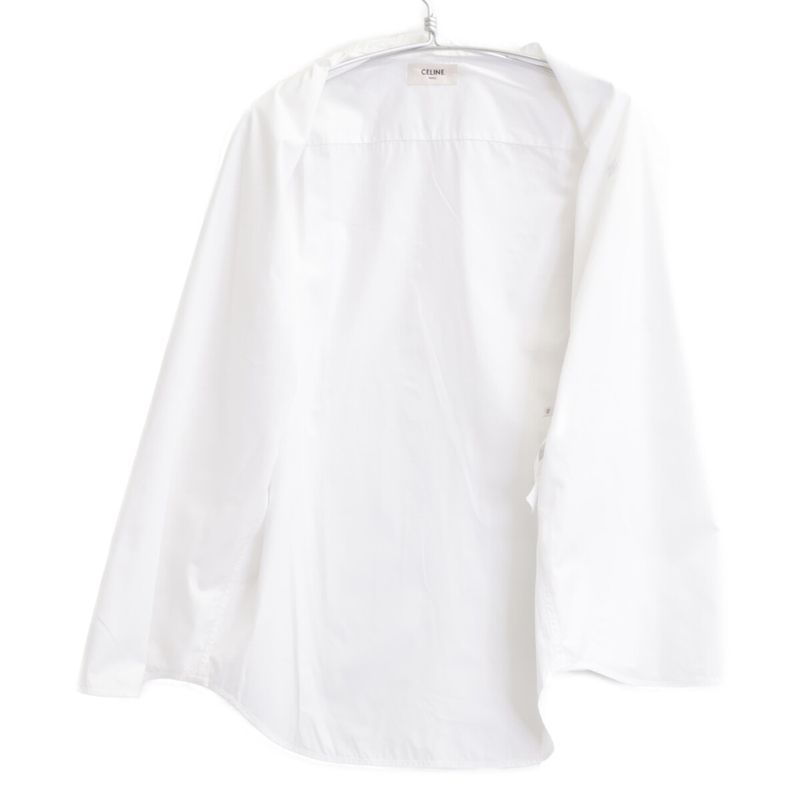 Celine 2c46b091f White Cotton Tomboy Shirt 36