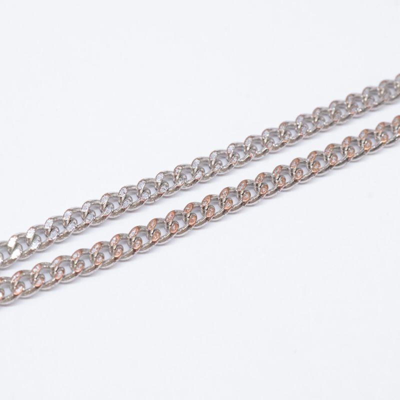 DIOR Logo Charm Rhinestone Butterfly Top Chain