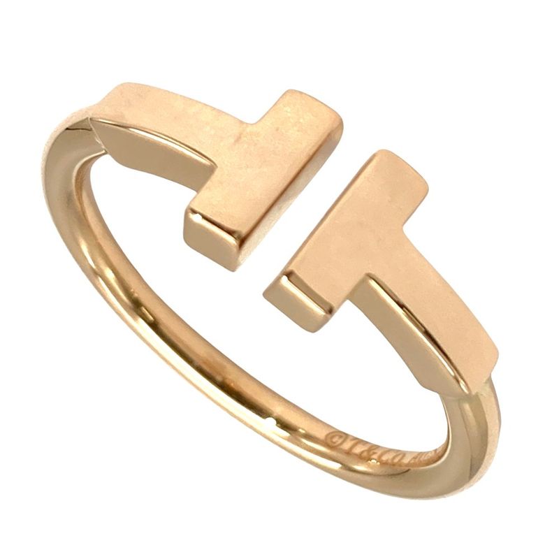 Tiffany & Co Tiffany & Co T-wire Ring Approx Size 7 18K Pink Gold 2.8g Pink