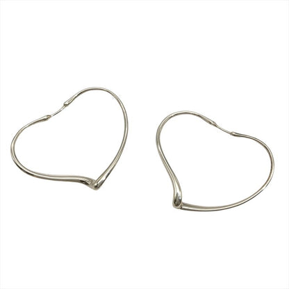 Tiffany & Co Tiffany & Co Open Heart Hoop Large Earrings Sv925 9.6g Star Ring
