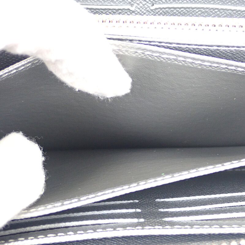 Louis Vuitton Zippy Wallet M27029 Monogram Long Wallet Silver Ladies Men's [S