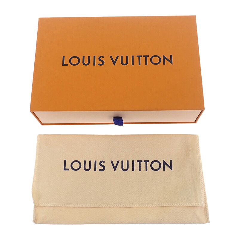 Louis Vuitton Zippy Wallet M27029 Monogram Long Wallet Silver Ladies Men's [S