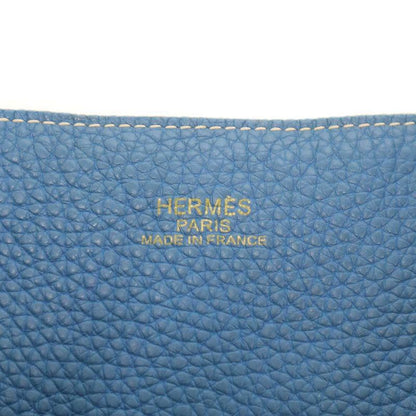 Hermes Double Sens 45 Bag Double Sens 45 Reversible Leather Tote Bag Grey Blue