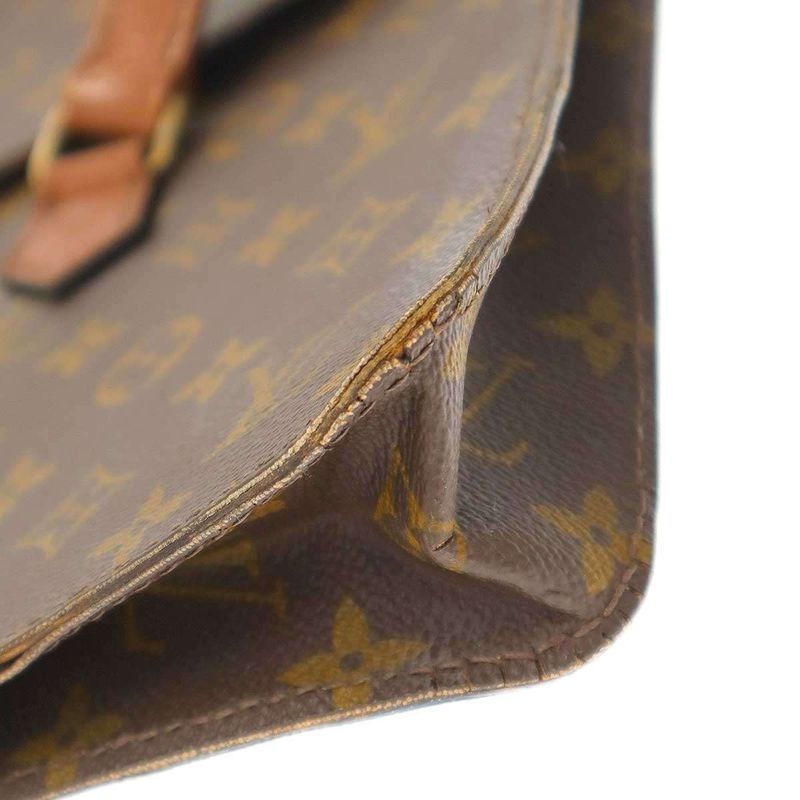 Louis Vuitton Vintage Monogram Briefcase Brown