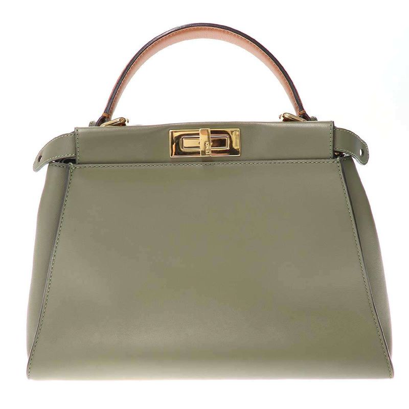 Fendi Peekaboo Bag Medium Peekaboo Medium 2wayleather Shoulder Bag Khaki