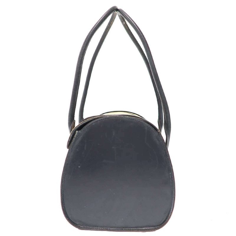 Hermes 1972 Derby Canvas Handbag Ivory and Navy