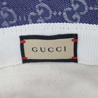 Gucci GG Jacquard Cotton Bucket Hat 754112 4hg61 Blue M