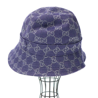 Gucci GG Jacquard Cotton Bucket Hat 754112 4hg61 Blue M