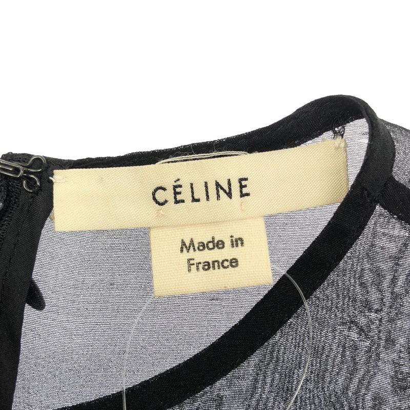 Celine by Phoebe Philo Celine Phoebe Philo Sheer Dress Black 36