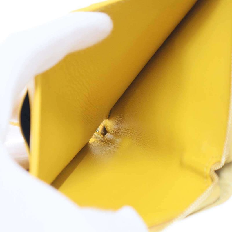 Loewe Knot Compact Wallet Cem1cwzx01 Yellow - Loewe